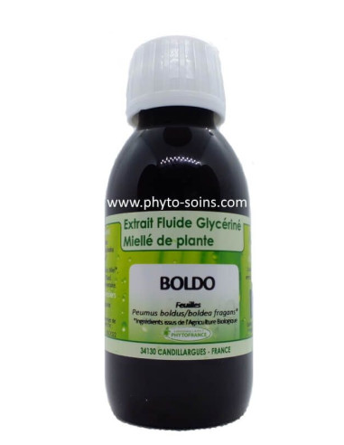 Extrait fluide glycériné miellé de Boldo BIO Phytofrance | phyto-soins