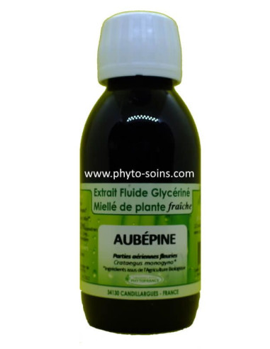 Extrait fluide glycériné miellé d'Aubépine BIO Phytofrance | phyto-soins