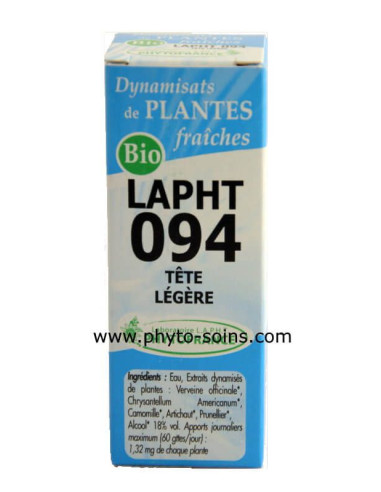 LAPHT 094 Tête légère laboratoire phytofrance | phyto-soins