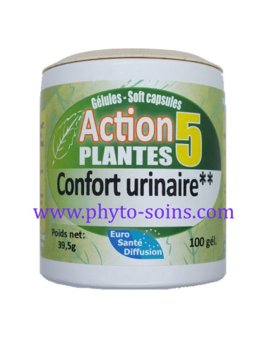 Gélules action 5 plantes confort urinaire