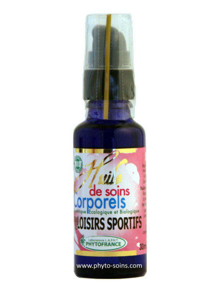 Huile de soin BIO pour le sport et la récupération