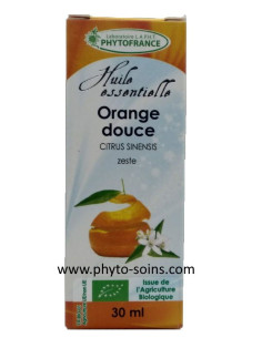 Orange douce Huile essentielle bio alimentaire pour la cuisine