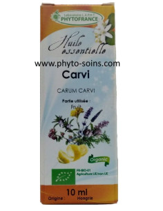 Huile essentielle de Carvi Bio, pure et naturelle