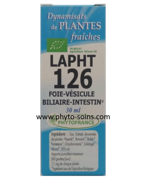 LAPHT 126 BIO Foie- Vésicule biliaire - Intestin LAPHT 126 BIO Foie- Vésicule biliaire - Intestin