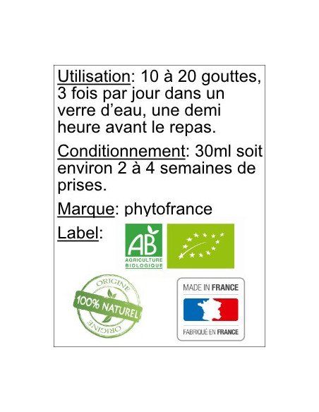 LAPHT 094 BIO Tête légère - Phytofrance