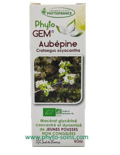 Phyto'gem Aubépine phytofrance jeunes pousses d'Aubépine