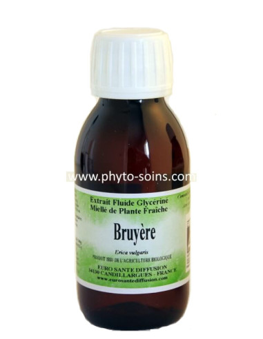 Extrait fluide glycériné miellé de Bruyère BIO et fraiche