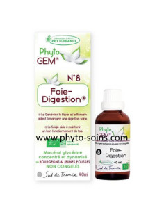 Phyto'gem 8 foie-digestion BIO phytofrance phyto-soins