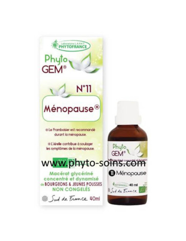 Phyto'gem 11 ménopause BIO phytofrance phyto-soins