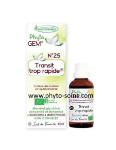 Phyto'gem BIO n°25 transit trop rapide phytofrance phyto-soins