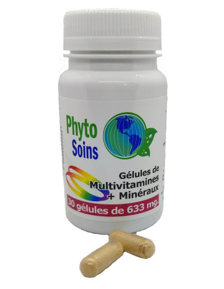 Gélules 10 vitamines et 4 minéraux (1 mois)