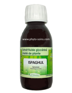 Extrait fluide glycériné miellé d'Ispaghul (ou psyllium) constipation