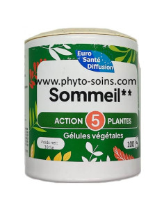 Gélules action 5 plantes sommeil 2024