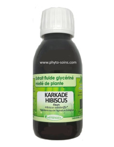 Extrait fluide glycériné miellé de Karkadé hibiscus BIO