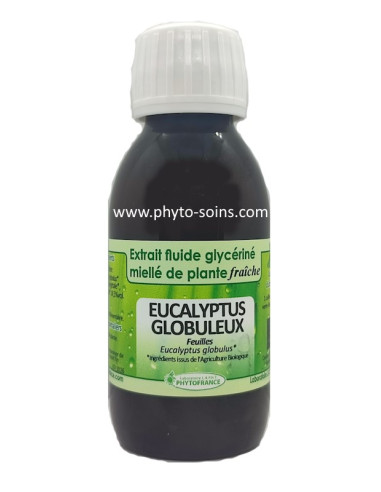 Extrait fluide glycériné miellé d'Eucalyptus globuleux frais et BIO