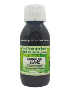 Extrait fluide glycériné miellé de Marrube blanc frais et BIO