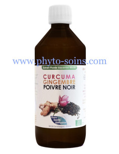 Complexe Curcuma, Gingembre et Poivre noir BIO phyto-soins.com