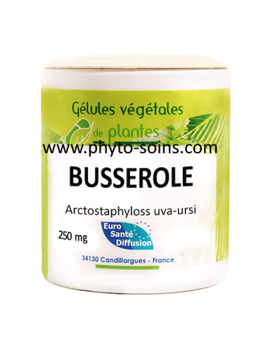 Boite de 100 Gélules de Busserole (Arctostaphyloss uva-ursi) 250mg