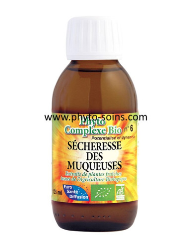 Phyto-complexe n°6 Sècheresse des muqueuses laboratoire phytofrance | phyto-soins