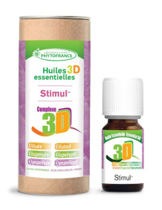 Huiles essentielles 3D: stimul (vitalité, immunité et tonus)- 10ml - phytofrance