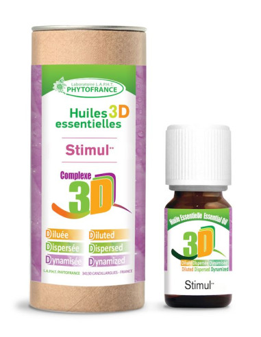 Huiles essentielles 3D: stimul (vitalité, immunité et tonus)- 10ml - phytofrance