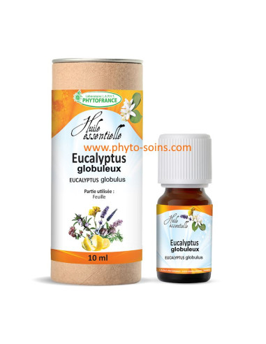 Huile essentielle d'Eucalyptus Globuleux BIO, pure et naturelle phytofrance par phyto-soins