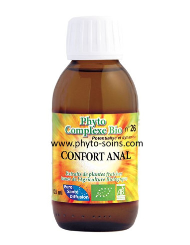 Phyto-complexe confort anal hémorroïdes phytofrance - phyto-soins