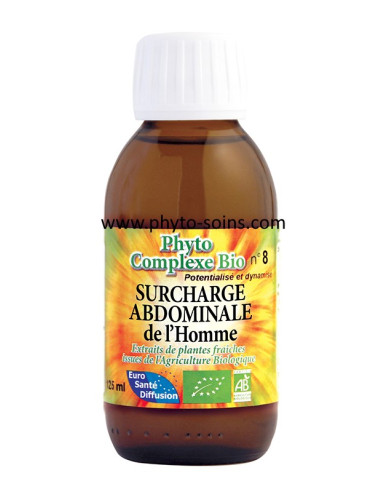 Phyto-complexe BIO n°8 Surcharge abdominale phytofrance par phyto-soins