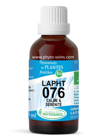 LAPHT 076 Calme et sérénité laboratoire phytofrance par phyto-soins