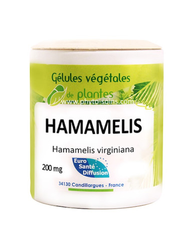 Boite de 100 gélules d'Hamamelis (Hamamélis virginiana) 200mg phytofrance