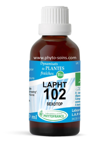 LAPHT 102 BIO Sexotop phytofrance par phyto-soins