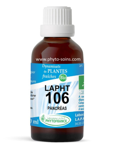LAPHT 106 BIO Pancréas phytofrance par phyto-soins