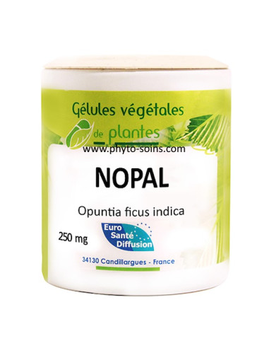 Boite de 100 gélules de Nopal (Figuier de Barbarie) 250mg phytofrance par phyto-soins