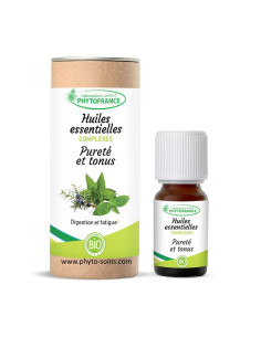 Complexe d'huiles essentielles BIO purete et tonus phytofrance par phyto-soins