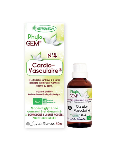 Phyto'gem 4 cardio-vasculaire BIO phytofrance par phyto-soins