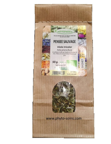 Sachet de Pensée sauvage BIO de 50g