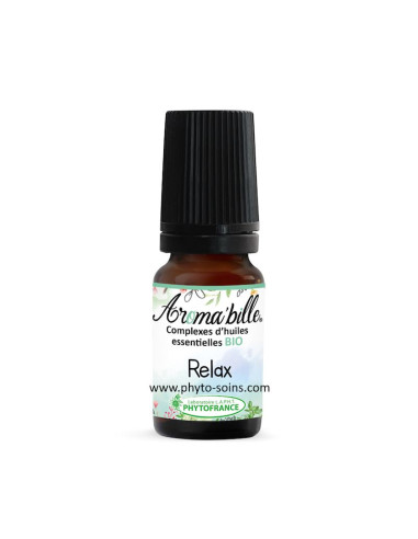 Aroma bille huiles essentielles relax anti stress BIO phytofrance par phyto-soins