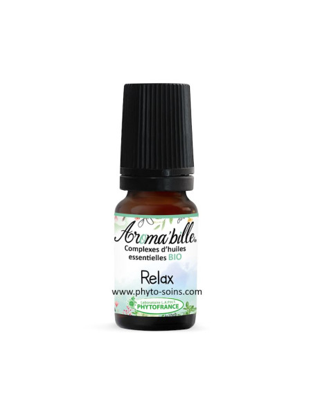 Aroma bille huiles essentielles relax anti stress BIO phytofrance par phyto-soins