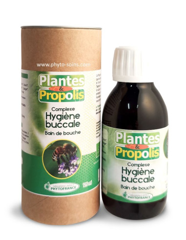 Hygiène Buccale: bain de bouche aux plantes et à la propolis BIO phytofrance