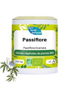 Boite de 60 ou 250 gélules de Passiflore (Passiflora incarnata) BIO 200mg phytofrance par phyto-soins