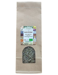 Sachet de Sauge officinale BIO (feuille 1er choix) 50g pour tisane phytofrance par phyto-soins