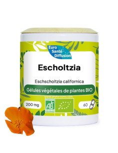 Boite de gélules d'Eschscholtzia BIO (Eschscholtzia californica)200mg phytofrance par phyto-soins