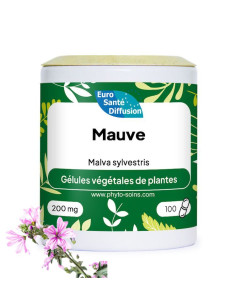 Boite de 100 ou 250 gélules de Mauve (Malva sylvestris) 190mg phytofrance