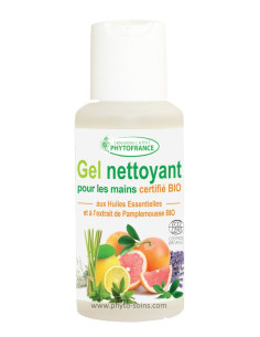 Gel nettoyant BIO 100% naturel pour les mains | phytofrance