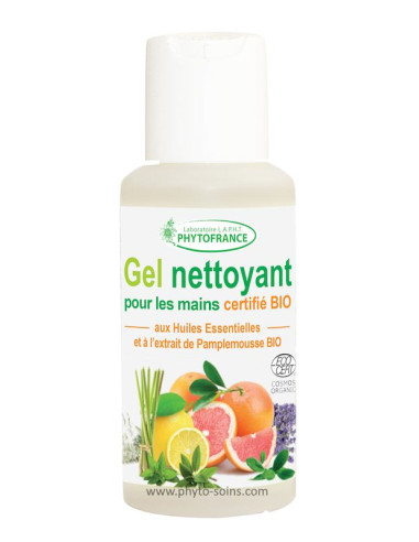 Gel nettoyant BIO 100% naturel pour les mains | phytofrance