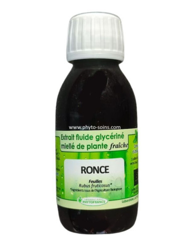 Extrait fluide glycériné miellé de Ronce fraiche et BIO phytofrance par phyto-soins