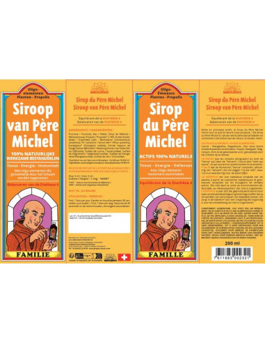Sirop du Père Michel Famille 150ml - Propos-nature - phyto-soins