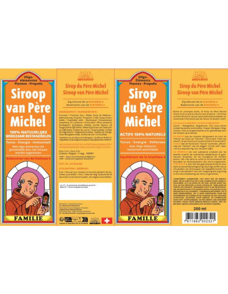 Sirop du Père Michel Famille 150ml - Propos-nature - phyto-soins