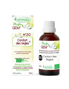 Phyto'gem BIO n°20 confort des règles phytofrance