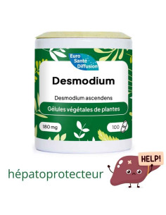 Boite de 100 ou 250 gélules de Desmodium ascendens 180mg